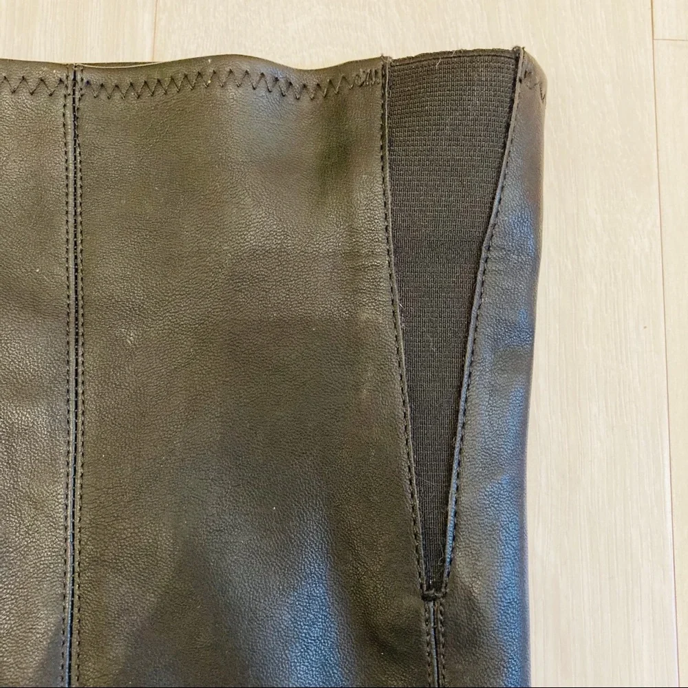 French Connection Black Over the Knee Boots